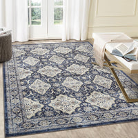 Tapis Garvee, motif vintage, envers antidérapant en TPR, multicolore, idéal pour salon, chambre, salle à manger et cuisine.