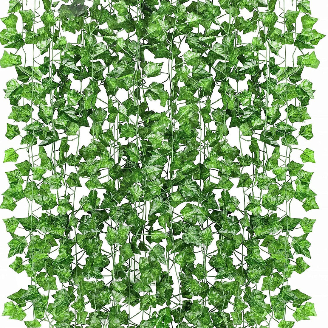 Guirlande de lierre artificiel Garvee, 16 pièces, 2,1 m, plantes vertes suspendues pour bureau, cuisine, mariage, jardin, décoration murale