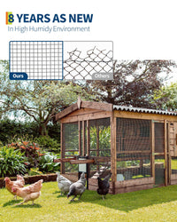 GARVEE Grillage hexagonal maille 12,7 mm, rouleau 1,22 × 30,48 m en acier galvanisé antirouille, pour poulailler, jardin et barrière petits animaux