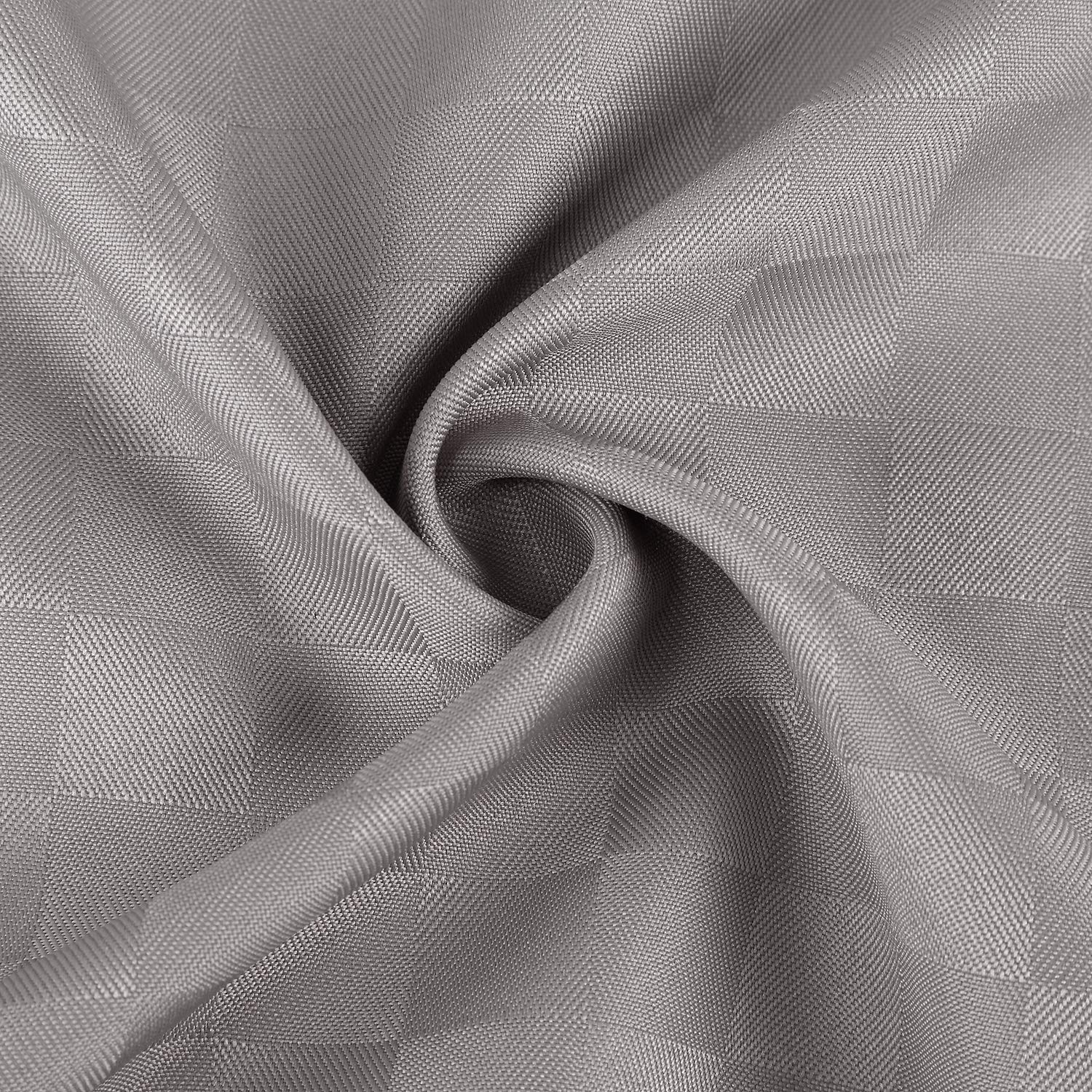 Rideau de douche à carreaux gaufrés Garvee, polyester épais, 183 x 183 cm, gris, décoration de salle de bain de qualité hôtelière
