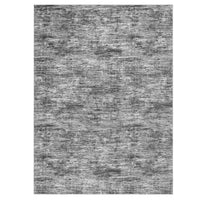 Tapis GARVEE abstrait en microfibre lavable en machine 200x290cm Gris clair | Doux et antidérapant | Pour salon et chambre