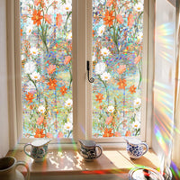 Film pour vitres Garvee 39 x 17 pouces, couleur statique, amovible, pour salle de bain et chambre à coucher.