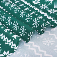 Nappe de Noël Garvee, carrée, 132 x 132 cm, imperméable, antitache, polyester, motif flocons de neige et rennes, décoration de table pour les fêtes de Noël