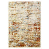 Garvee tapis moderne abstrait, antidérapant, lavable en machine, doux, poils courts, adapté aux enfants et animaux, pour salon et chambre - Orange