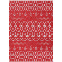 Tapis de Noël Garvee, géométrique, lavable, antidérapant, résistant à l'eau et aux taches, envers en polyester TPR, 140 x 200 cm, salon, festif