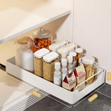 Garvee organisateur de placard extensible 25 × 43 × 7 cm avec adhésif en nylon, tiroir réglable et silencieux pour cuisine et salle de bain - 