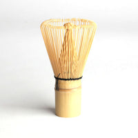Fouet à matcha traditionnel Garvee en bambou pour la cérémonie du thé, manche ergonomique, durable, couleur carbonisée