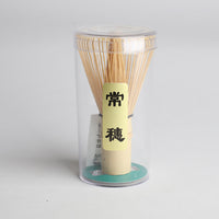 Fouet à matcha traditionnel Garvee en bambou pour la cérémonie du thé, manche ergonomique, durable, couleur carbonisée
