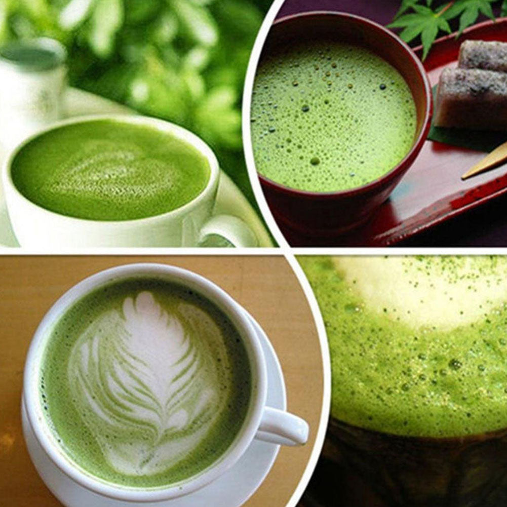 Fouet à matcha traditionnel Garvee en bambou pour la cérémonie du thé, manche ergonomique, durable, couleur carbonisée