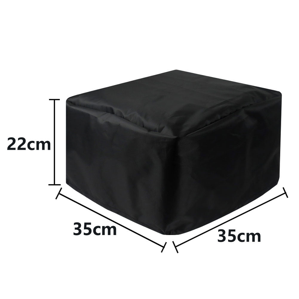 Housse anti-poussière pour projecteur Garvee, en tissu Oxford imperméable avec cordon de serrage, pour fixation au plafond, 35 x 35 x 22 cm, noir.