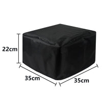 Housse anti-poussière pour projecteur Garvee, en tissu Oxford imperméable avec cordon de serrage, pour fixation au plafond, 35 x 35 x 22 cm, noir.
