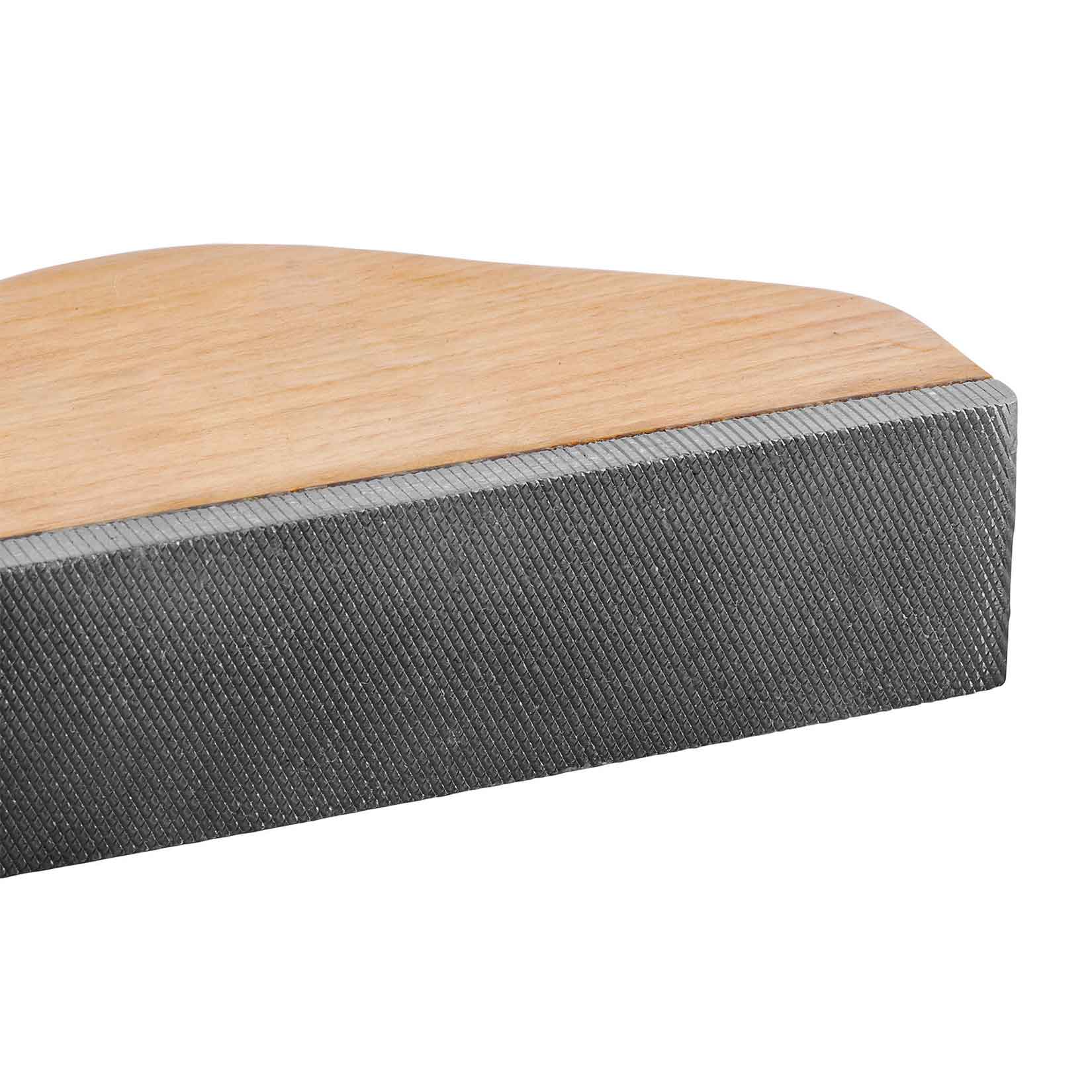 Lime à frettes de guitare Garvee 6 pouces avec manche en bois pour atelier de guitare, outil de réparation précis du niveau des frettes, longueur 6 pouces, bois naturel