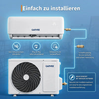 Garvee Climatiseur Split Inverter 18000 BTU, Haute Efficacité et Silencieux, Commande Wi-Fi Intelligente, Blanc