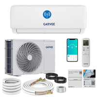 Garvee Climatiseur Split Inverter 24000 BTU, Haute Efficacité et Silencieux, Contrôle Wi-Fi Intelligent, Blanc