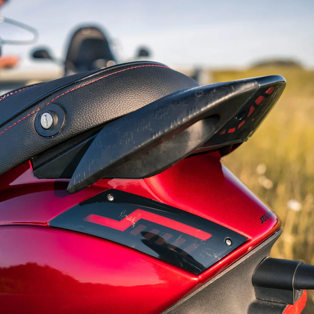 Aileron arrière Garvee Auto type pâte avec plaque, pièces modifiées, léger, noir