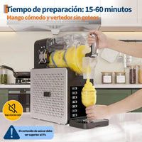 Garvee machine à granita ABS FS-201, norme européenne, matériau robuste, refroidissement efficace, compacte, idéale pour les fêtes et événements