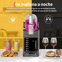 Garvee machine à granita ABS FS-201, norme européenne, matériau robuste, refroidissement efficace, compacte, idéale pour les fêtes et événements