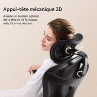 Garvee Chaise de Bureau Ergonomique Big et Tall Avec Support Lombaire Dynamique, Accoudoirs 4D Réglables, Mesh Respirant, Base Aluminium Renforcée
