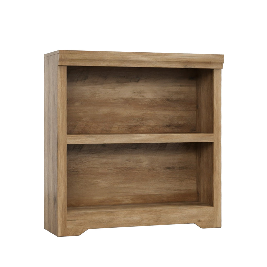 Garvee Étagère ouverte à 2 niveaux en MDF avec tablettes réglables, meuble de rangement pour maison et bureau, finition bois