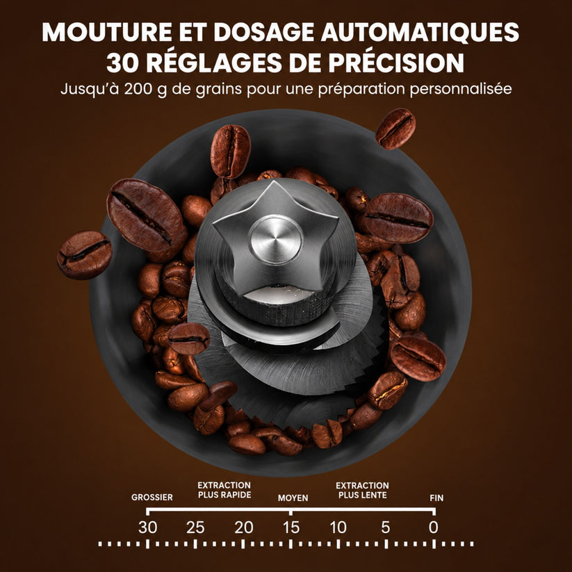 Kit barista complet avec tamper, pichet à lait et accessoires