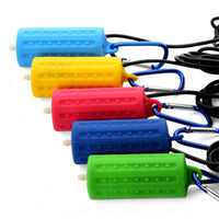 Pompe à air pour aquarium GARVEE Mini USB avec double diffuseur pour poissons d'intérieur et d'extérieur, silencieuse, portable, tube en silicone
