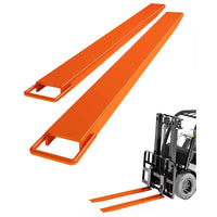 Garvee Extension de Fourche 11,4cm pour Chariot Élévateur, 213cm Longueur, Acier Robust, Installation Sans Outils, Usage Industriel