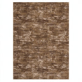 Garvee tapis moderne 120 × 170 cm marron pour salon, chambre ou bureau, antidérapant et lavable en machine - Brun