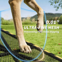 Garvee Rampe d'Accès pour Chien Pliable pour Voiture, 190,5 × 51 cm, Capacité jusqu'à 136 kg, en Acier Antidérapant, pour Chiens de Grande Taille et Âgés, SUV et Camping-Cars