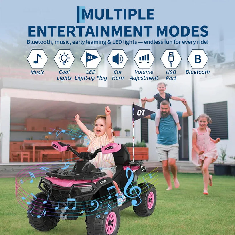 Quad électrique 12V pour enfant tout‑terrain