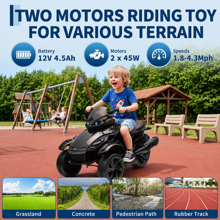 Tricycle enfant pilotage autonome développement coordination œil‑main