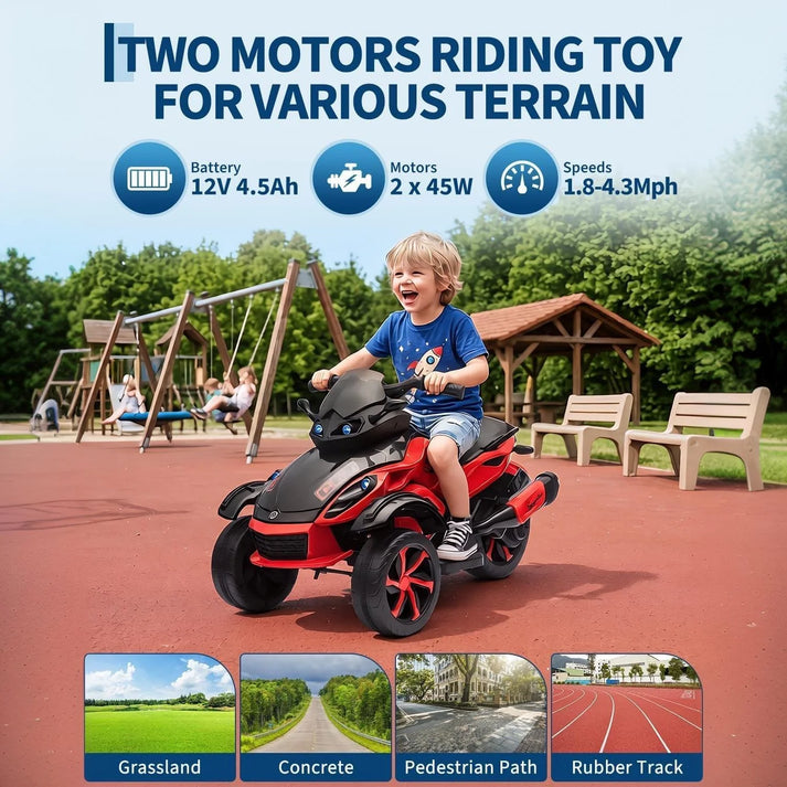 Tricycle enfant pilotage autonome développement coordination œil‑main