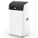 Garvee Climatiseur mobile 12000 BTU 3,5 kW, 3 en 1 avec déshumidificateur, ventilateur, kit fenêtre, minuterie 24 h et télécommande, panneau noir - Couvercle supérieur noir