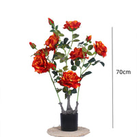 Ensemble de 2 pivoines artificielles Garvee, réalistes, faciles d'entretien, en plastique et soie, vertes, 70 cm, décoration pour la maison et le bureau