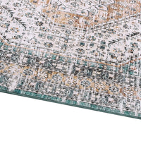 Garvee Waschbarer Teppich 80 x 150 cm Kunstwolle Rutschfest Niedriger Flor Für Schlafzimmer Wohnzimmer Esszimmer