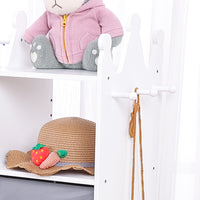 Coffret de rangement Garvee pour déguisements de fille avec lumière et miroir, MDF, rose, chambre d'enfant, 114 x 81 x 48 cm