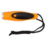 Sifflet électronique Garvee à trois tons, professionnel, hygiénique et portatif, avec cordon et batterie, pour arbitres, entraîneurs et terrains de sport. - Bleu