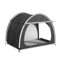 Abri à vélos Garvee pour 3 à 4 vélos, 200 x 150 x 170 cm, tissu Oxford 210D, imperméable, gris