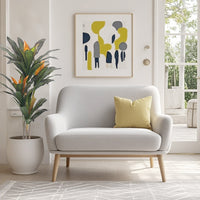 Dracaena artificiel Garvee 105 cm, branches ajustables, pot en ciment, robuste pour la décoration intérieure et extérieure, vert