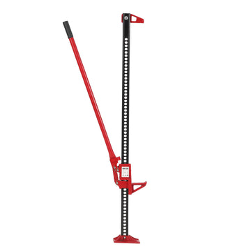 Garvee Cric agricole haute levée 152 cm en acier, capacité 3 tonnes, cric tout-terrain rouge pour 4 × 4, levage, traction et dépannage agricole