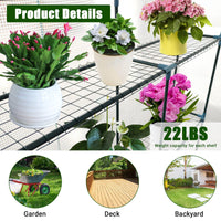 Garvee Serre à 3 niveaux avec 9 étagères, protection UV, étanche, en polyéthylène transparent, idéale pour le jardin et le balcon