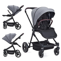 Poussette de voyage Garvee – Légère, châssis en aluminium, harnais 5 points et pliage à une main, compacte pour les déplacements