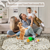 Ensemble table et chaises pour enfants Garvee 5 pièces, pliable, en métal robuste et cuir PU, pour chambres d'enfants et usage extérieur