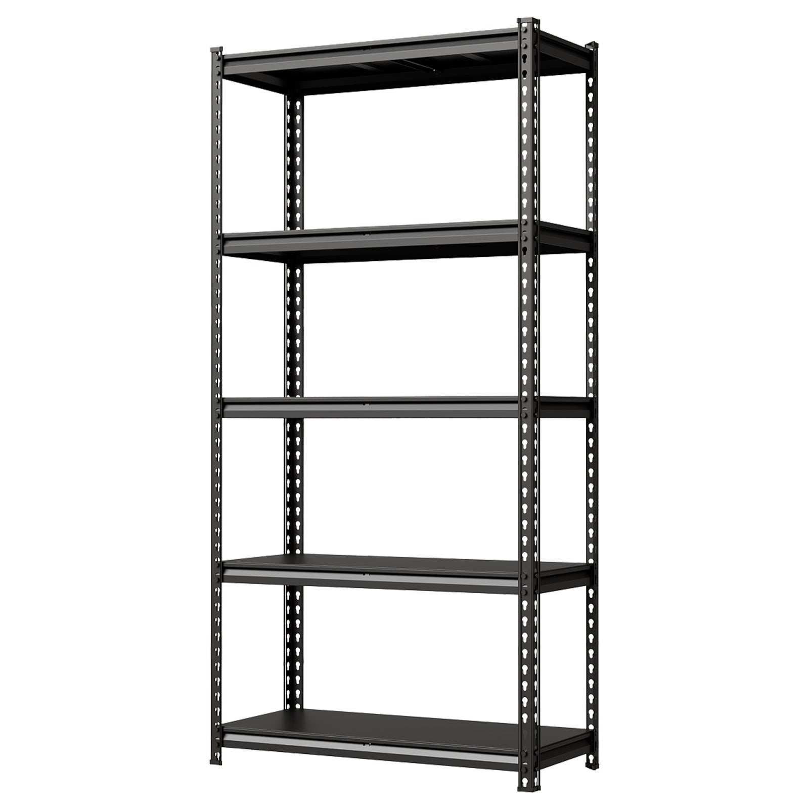 Garvee Étagère robuste à 5 niveaux avec tablettes en acier réglables pour garage et entrepôt, hauteur 183 cm, revêtement en poudre antirouille
