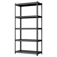 Garvee Étagère robuste à 5 niveaux avec tablettes en acier réglables pour garage et entrepôt, hauteur 183 cm, revêtement en poudre antirouille
