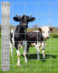 Garvee Clôture de ferme galvanisée 1,2 x 100 m pour chèvres, cerfs et bétail, grillage robuste à forte teneur en zinc pour jardin et enclos (Copy)