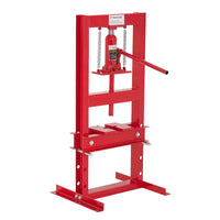 Presse hydraulique Garvee 6 tonnes, cadre en H, table réglable, acier au carbone revêtu de poudre, pour atelier et garage