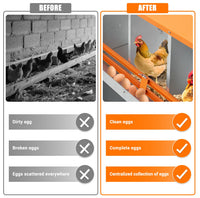 Nichoirs Garvee pour poules, 8 compartiments, en métal galvanisé, avec ventilation, pour poulailler et poules pondeuses