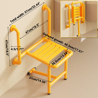 Siège de douche pliable Garvee, tabouret de douche mural, siège de douche pliant, chaise de bain, siège de douche gain de place, tabouret antidérapant pour seniors, enfants et personnes handicapées, supporte jusqu'à 150 kg