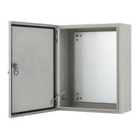 Boîte de jonction électrique Garvee NEMA 4x, boîtier en acier IP66 étanche aux intempéries avec plaque de montage pour l'industrie et la construction