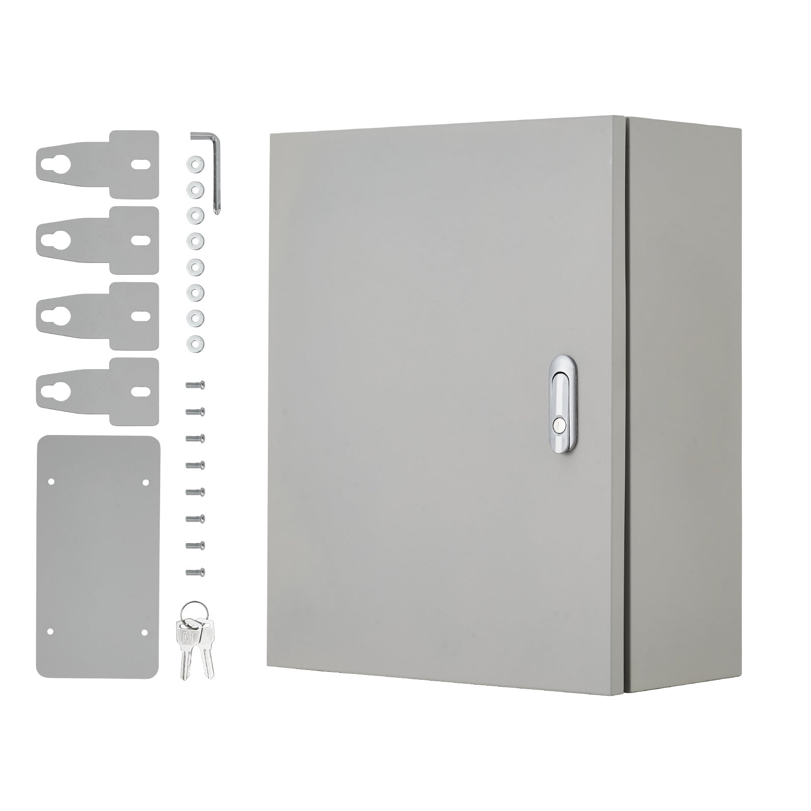 Boîte de jonction électrique Garvee NEMA 4x, boîtier en acier IP66 étanche aux intempéries avec plaque de montage pour l'industrie et la construction